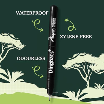 Atopen Fineliner 4pc Set - color: Fineliner (Black) 4pc Set, style: Sleek, Modern, Versatile