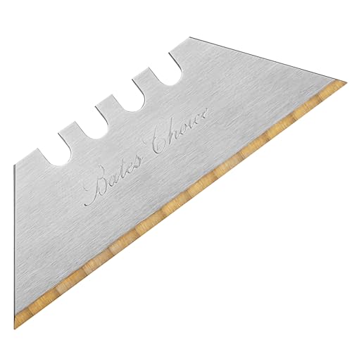 Bates Utility Knife Blades, 40 Pack, Titanium Edge, Box Cutter Blades Refills - color: Silver With Titanium Edge, size: 40 Pack