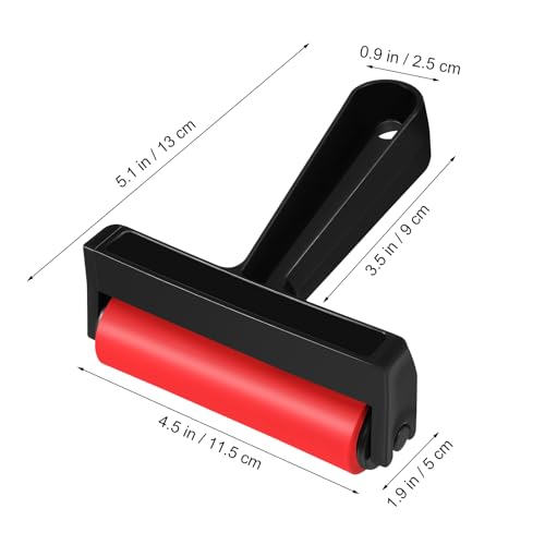 OHPHCALL 10 Pcs Diamond Drawing Rollers Diamond Pressing Tools for Painting Accessories Printmaking Stamping Gluing Crafting Portable Brayer Rollers for Smooth Surface Projects