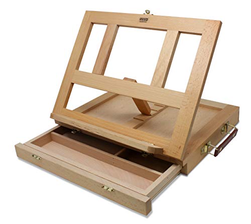 VViViD Portable Tabletop Collapsible Studio Easel Box w/Built-in Storage Drawer