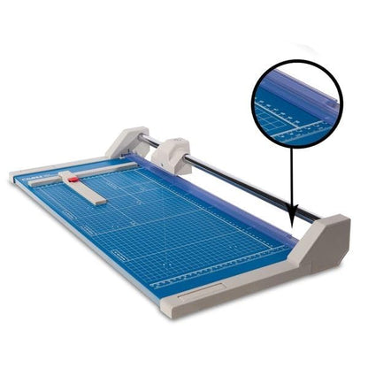 Dahle 550 Professional Rotary Trimmer, 14" Cut Length, 20 Sheet Capacity, Self-Sharpening, Dual Guide Bar, Automatic Clamp, German Engineered Paper Cutter - size: 14" Cut Length