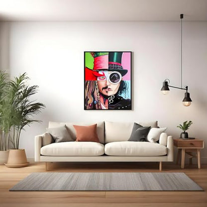 Shouruihua Diamond Painting Kits, Four Unique Personalities Diamond Art Kit | Gem Art, Diamond Dotz Kits, Diamond Dots, Wall Art, Adult Crafts, Full Round Drill Diamond Painting Kits, 11.8x15.7 in - color: Four Unique Personalities