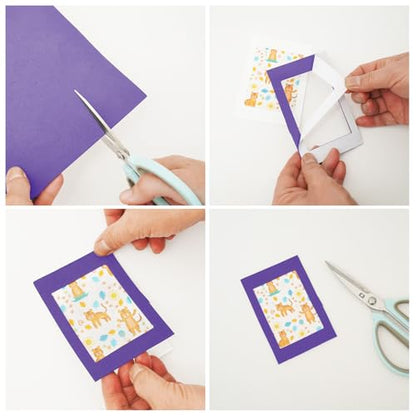 MEARCOOH Self Adhesive Foam Sheets, Purple 9x12 Inch 2mm Sticky Eva Foam Paper for Crafts Cardmaking Photo Frames Classroom Scrapbooking Christmas Crafts (Purple 10 Sheets) - color: Purple Self-adhesive, size: 9X12in-2mm