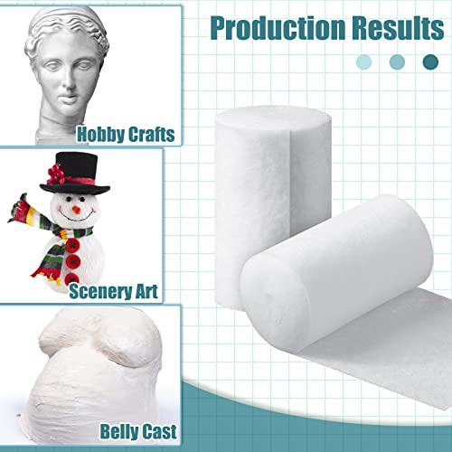 Nuanchu 6 Rolls Cast Padding for Soft Plaster Cloth Bandage, 6 Inch X 8.8 Ft - size: 6 Inch x 8.8 ft