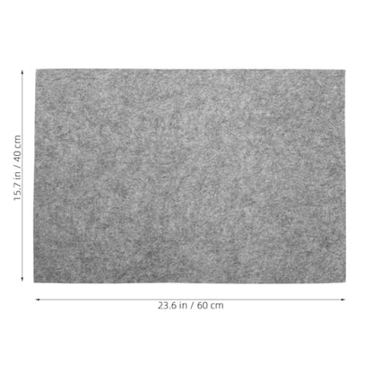 Uonlytech Chinese Calligraphy Felt Mat 23.62 X 15.74 in Student Writing Mat for Rice Paper Watercolor and Drawing Portable Desk Pad for Painting Practice