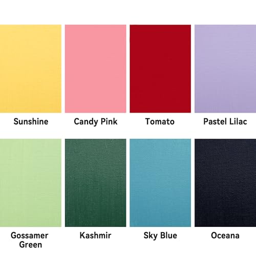 AUREUO Pastel Acrylic Paint Set - 8 Vintage Spring Colors, 0.71 Fl Oz (21ml) Tubes for Floral Painting, Mother's Day Crafts, Home Décor, Non-Toxic High Pigment Artist Paints - color: 8 Pastel Colors, size: 0.71 Fl Oz (Pack of 8)