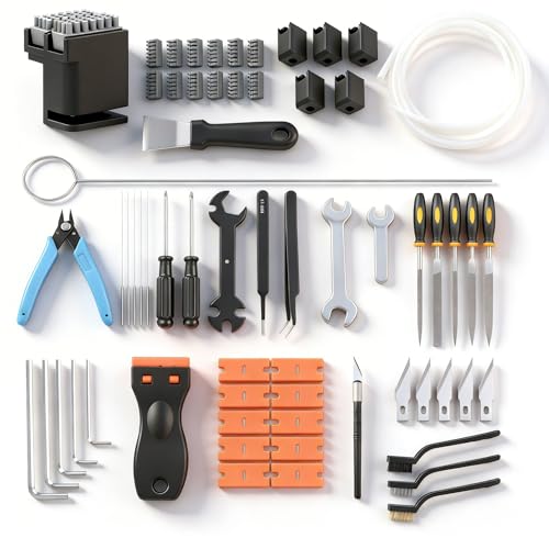 P1S 64PCS 3D Printer Tools Kit for Bambu Lab P1S/P1P/X1/X1C/X1E 3D Printer - style: X1/P1 Series Tool Kit Pro
