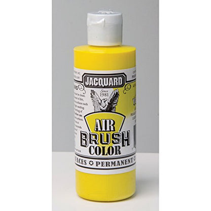 Jacquard Airbrush Color 4Oz Metallic Yellow - color: Metallic Yellow, size: 4 Fl Oz (Pack of 1)