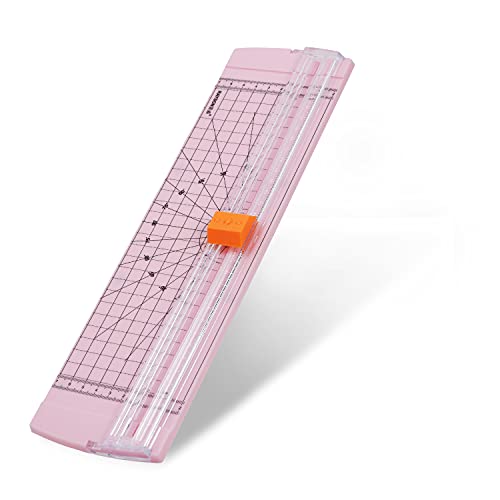 Rayson Paper Cutter Trimmer, A4 Size, 12" Craft Cutter, Light Pink - color: Pink