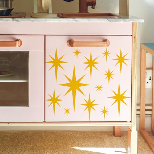 10Pcs Large Star Stencils for Painting Reusable, Twinkle Star Wall Stencil Paint Stencil Drawing Stencils for Painting on Wood Craft Canvas Fabric DIY Art Projects Home Decor - style: Star Stencils-10PCS