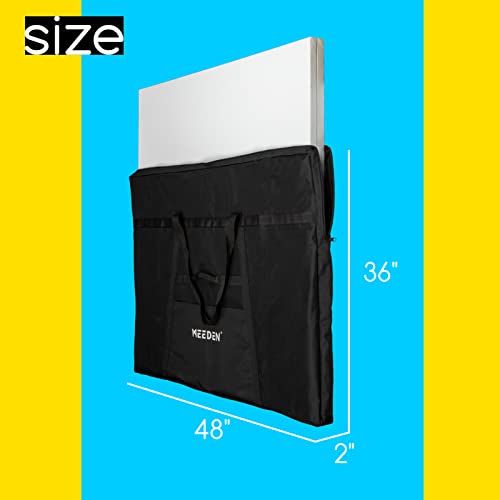 MEEDEN Art Portfolio Bag: 36 x 48 Inch Black Canvas Portfolio Case - size: 36" X 48"