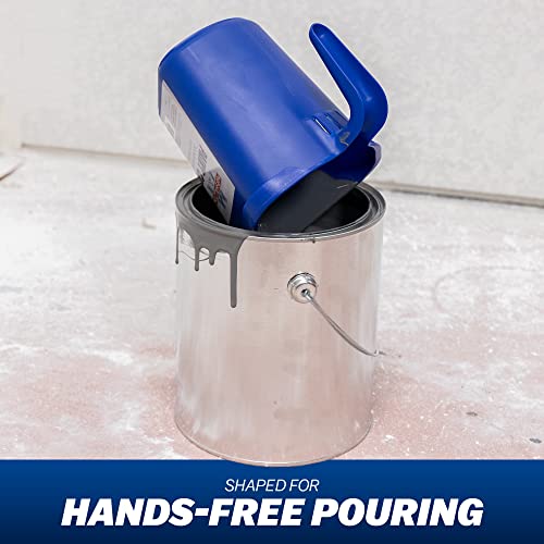 MARSHALLTOWN Paint Cup, Holds 1 Pint, Trim and Baseboard Painting Tool | Solvent Resistant Non-Stick, Integrated Paint Pour Spout, Brush Magnet Holds 2 Inch Brush, PC271