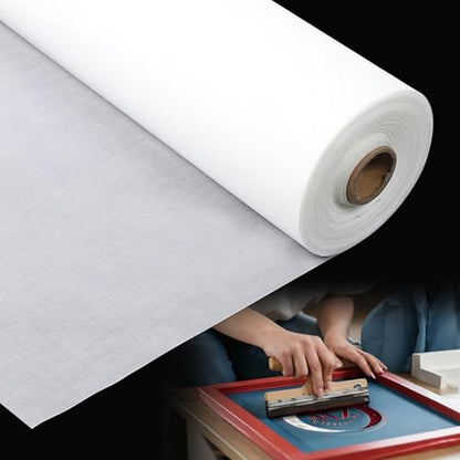 OTGMGCB 1.27m x 2m Silk Screen Printing Mesh (150mesh/59T) | Professional Screen Printing Screens, High-Definition Mesh Stencil for T-Shirt, Paper & Fabric Printing