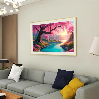 JOOZ Large Diamond Art Kits for Adults, Sakura Gem Painting 27.5x15.7 Inch - color: Sakura 036