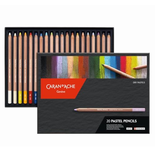 Caran D'ache Set of 20 Pastel Pencils (788.320) - style: Set of 20 colors