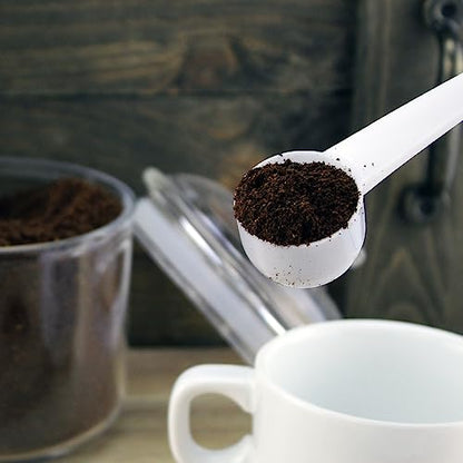 Coffee Scoops/Tablespoon Plastic Measuring Spoons (10-Pack); Ideal for Kitchen & Pantry Storage