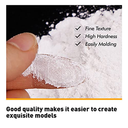 Falling in Art 5 LB Plaster of Paris Powder - Hand Mold Casting Kit Powder, Gypsum Cement, Pottery & Ceramic Plaster Powder for Crafts, Sculpture, Diorama and Home Decor (Pack of 2) - size: 80 Ounce (Pack of 2)