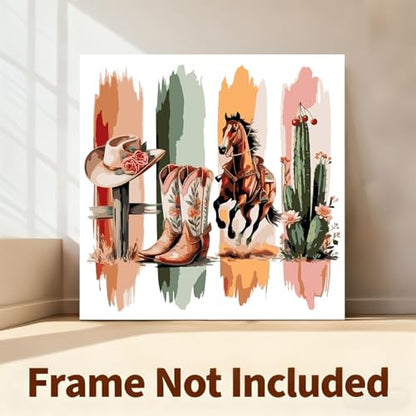 Gemozaic Western Paint by Numbers Kit for Adults, 16 x 16 INCH, Unframed - color: MT22997