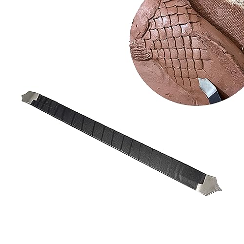 Pottery Clay Modeling Tools Fish Scale Texture Pattern Clay Sculpture Tool Pottery Carving Blade Ceramic Making Tool
