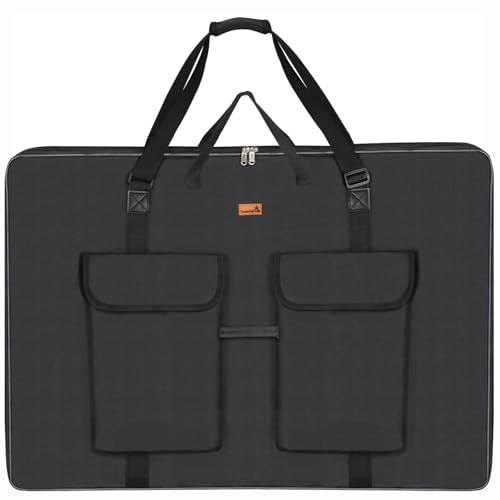 TreochtFUN Art Portfolio Bag 36 x 48 in - Waterproof Artist Carrying Case - size: 36 x 48
