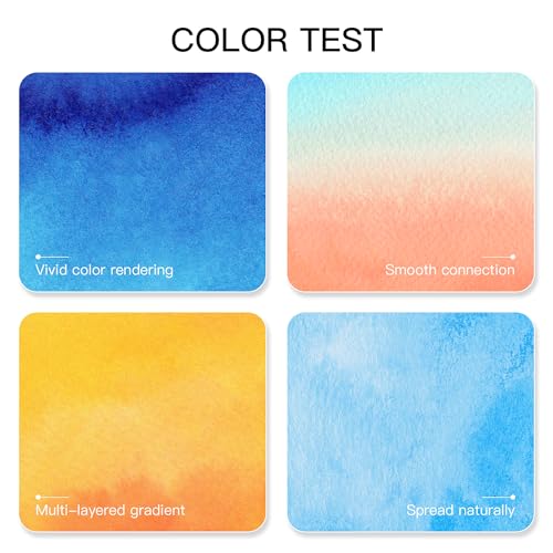 rubens Watercolor Paper Block, 5.3 x7.6 in Hot Pressed Watercolor Papers - size: 32K-Hot Pressed