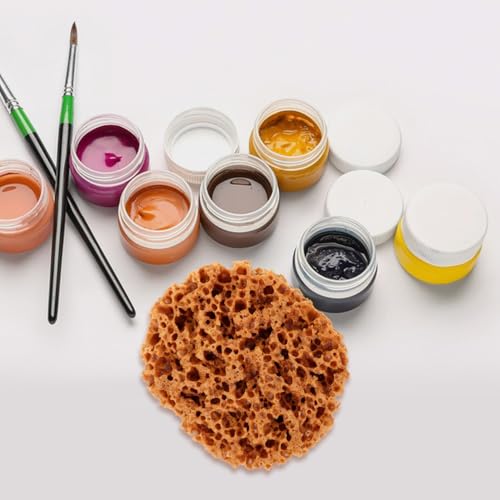 UPKOCH Reusable Natural Sea Sponge Painting Tool 5.90X4.72X2.75In Texturing Sponge for Wall Art Decorative Crafts and DIY Painting Projects