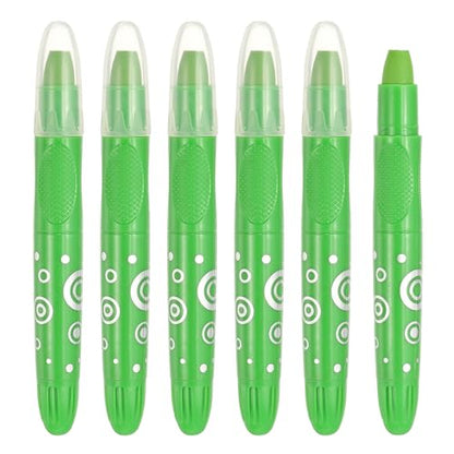 PATIKIL Watercolor Gel Crayon, 6Pcs Washable Twist Crayons for Coloring, Drawing, Painting, Grass Green (5.2x0.59) - color: Grass Green