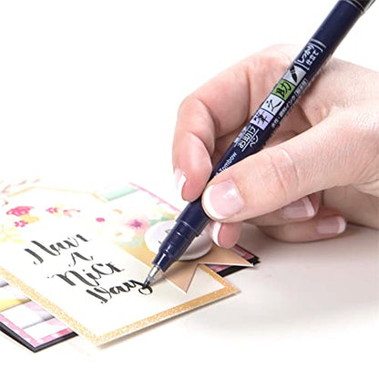 Tombow Fudenosuke Brush Pen, Soft Tip, Black (Pack of 2) - size: 1 Count (Pack of 2), style: Soft