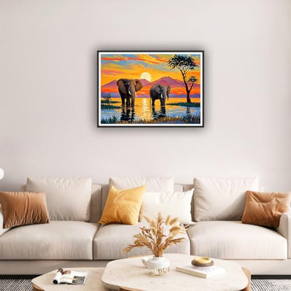 hill froeistung Landscape Scenery Diamond Art Painting Kits for Adults - color: HF-A072