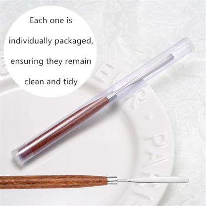 2 PCS Palette Knife Professional Paint Spatula | Pallet Knife, Stainless Steel, Wood Handle, For Oil, Canvas, Acrylic Painting, Color Mixing