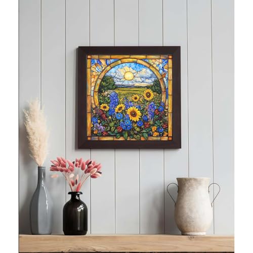 niurenmaoyi Sunflower Paint by Numbers Kit for Adult Beginner,16X16in - color: Adults' Paint-By-Number Kits-0521-02