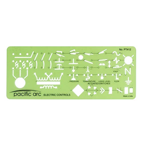 Pacific Arc Electrical Controls Template Guide, Standard Symbols Used in Machinery and Automation Circuits - style: Electronic Controls