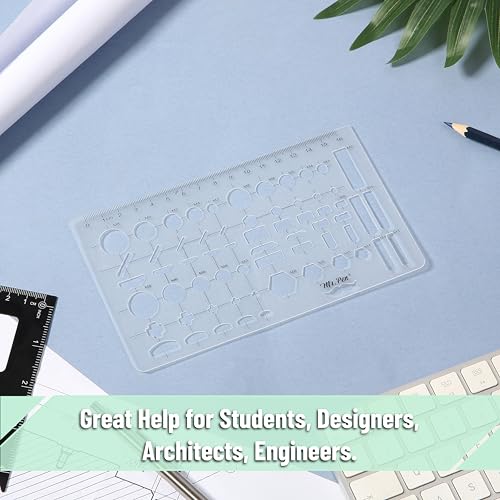 Mr. Pen- Geometric Drawing Template, Plastic Template, Shape Stencils | Geometric Stencils - style: 1 pcs