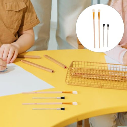 Airbrush Cleaning Tools 4Pcs Small Scrub Brushes for Cleaning Airbrush Accessories Nozzles and Parts Maintenance Kit