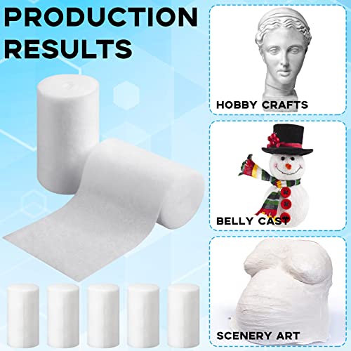 Treela 24 Rolls Cotton Cast Padding Individually Wrapped,3 Inch x 8.9 Ft | Soft Undercast for Plaster Casts, Pet Bandages, Halloween Mummy Decor, Mask Making, Art Projects, Comfortable Wrap - size: 3 Inch x 8.9 ft