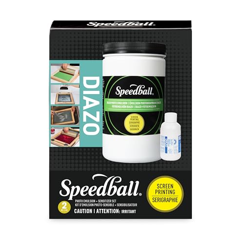 Speedball Diazo Photo Emulsion and Sensitizer Kit, Includes 26oz Emulsion and 2oz Sensitizer - size: 26oz Emulsion + 2oz Sensitizer