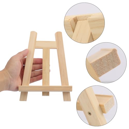 Yiksonyo 12 Pack 11 Inch Wooden Easel, Tabletop Wood Easels Stand, Wooden Easel for Painting, Art, and Crafts - size: 12 Pack 11 Inch