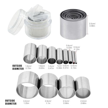 Yayatty Polymer Clay Tools, Acrylic Clay Roller, Acrylic Sheet, Rotary Cutting Mat, Round Polymer Clay Cutters with Clay Slicer Blade for Pottery and Sculpture, 22 PCS - color: 22 PCS