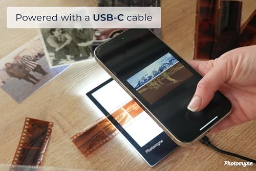 Photomyne A7 Mini Light Pad – Slide & Film Negative Scanning Viewer - style: Mini