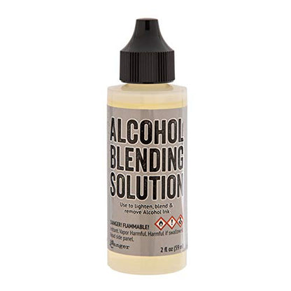 Ranger Tim Holtz Alcohol Ink Pearls Bundle Winter 2019 Release Plus Bonus Blending Tools for Blending Your Pearls on Yupo Paper and More (Pearls, Solution and Tin) - color: Pearls, Solution and Tin