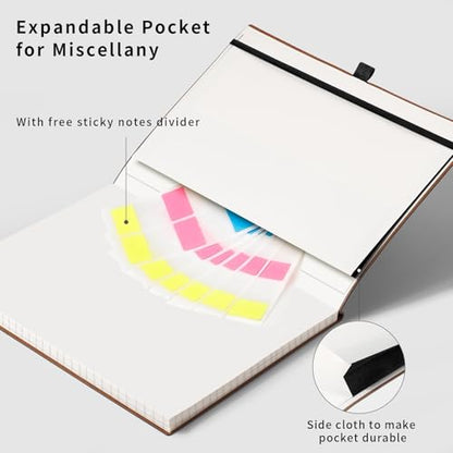 AHGXG Graph Paper Notebook, 120 GSM Paper, 96 Pages, B5 (7.6'' X 10'') - color: Black, style: B5-Grid-120G