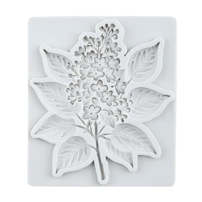 Flower Polymer Clay Mold Flower Branch Leaf Silicone Molds - color: Style J