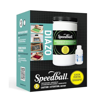 Speedball Diazo Photo Emulsion and Sensitizer Kit, Includes 26oz Emulsion and 2oz Sensitizer - size: 26oz Emulsion + 2oz Sensitizer