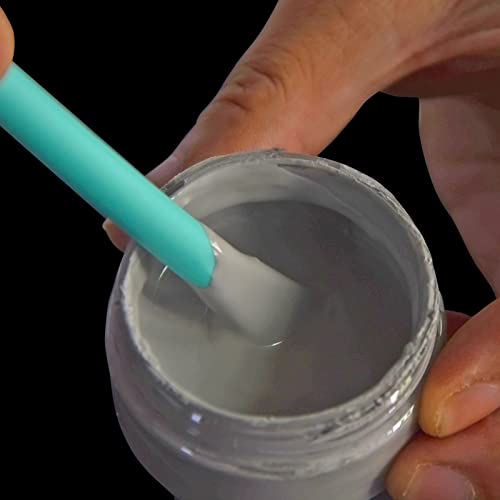 Chalk Paste Mini Squeegee 6 Pack,Optimized for use with Mesh Backed Stencils and Transfers |Rubber Mini Squeegee for Screen Printing, Ink, and Chalk Paste