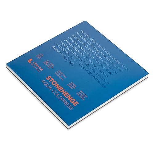 Stonehenge Yupo Paper Aqua Block Coldpress Pad 7"X7" 15 Sheets/Pkg-White 140lb