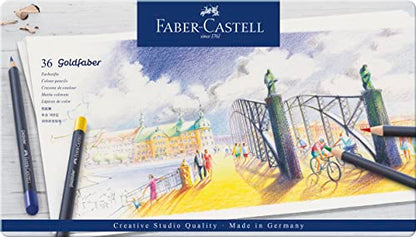 Faber-Castell Creative Studio Goldfaber Color Pencils (36 Count) - size: 36 Count (Pack of 1)
