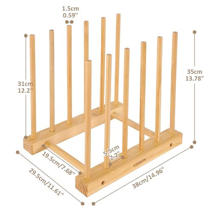 Tabletop Art Storage Rack - Wooden Drying & Display Rack with Adjustable Slots for Organizing Canvas, Prints, Artwork, Panels, and Posters - Ideal Organizer for Studios & Galleries - size: Desktop Art Rack