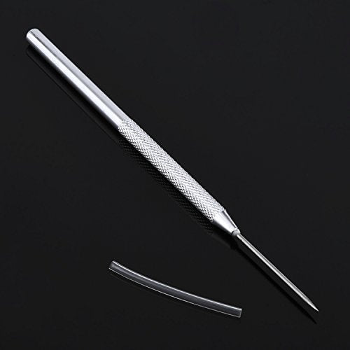 COMIART 2-Piece Pottery Sculpting Tools Set - Feather Wire Texture Tool & Needle Detail Tool for Clay Ceramic Polymer Clay Sugar Cookies
