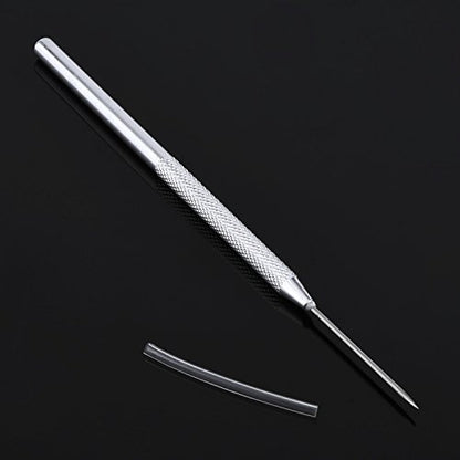 COMIART 2-Piece Pottery Sculpting Tools Set - Feather Wire Texture Tool & Needle Detail Tool for Clay Ceramic Polymer Clay Sugar Cookies