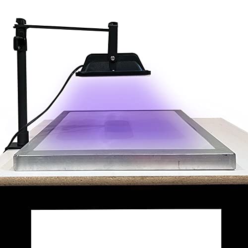 Screen Print Direct® Exposure Unit for Screen Printing - UV LED Light, 30W | Photo Emulsion Exposure LED Kit for Screen Printing Screens, UV Screen Printing Light w/ Adjustable Stand